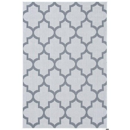 Safavieh 8 x 10 ft. Bermuda 800 Power-Loomed Rectangle Rug Ivory & Gray BMU804B-8